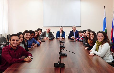 International students visit the Civic Chamber of the Sverdlovsk Region