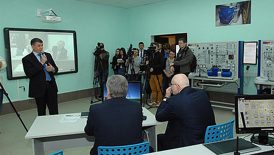 The unique intellectual laboratory "Automated systems of power supply for enterprises" has been opened in Verkhnyaya Pyshma