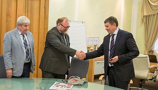 Victor Koksharov at the meeting with Dmitry Frolov expressed his certainty that the cooperation of the University with archives of Finland has great potential and will be extremely beneficial