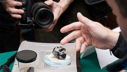 Studying the collected samples will take half a year. Photographer: Aleksandr Khlopotov