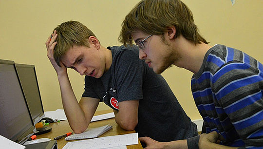 Студенты УрФУ обошли соперников из Санкт-Петербургского госуниверситета и МФТИ. Фото: Ирина Рубинчик