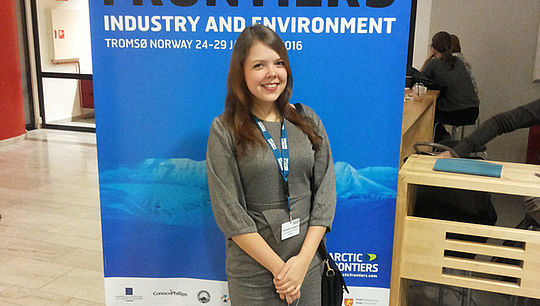 At the forum, Nadezhda Kolegova presented a report Interactions of indigenous people and of Arctic biota in conditions of industrial development at Extreme North regions