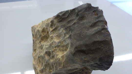 According to the representatives of the expedition, the meteorite was found in the Noyon District. Photo: archive of UrFU meteorite expedition