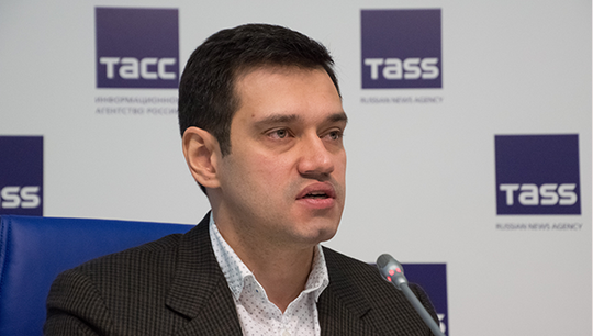 На конференции в ТАСС Рустам Муслумов рассказал о мотивах поведения агрессора. Фото: ТАСС