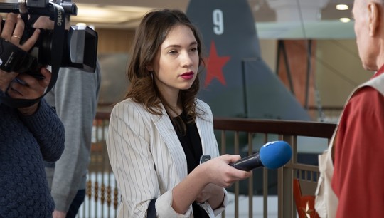 Во время съемок сюжета Диана Шабатовская работала на телеканале второй месяц