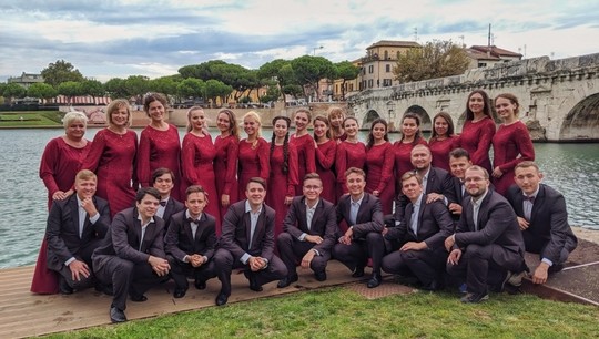 30 people represented The UrFU academic choir in Rimini