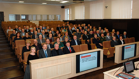 Выборы нового состава Ученого совета состоялись 16 ноября 2016 года на конференции работников и обучающихся университета. Фото: Владимир Пет