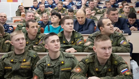 Участниками конференции стали студенты, получающие военную подготовку