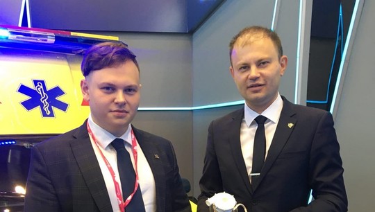 Разработчики устройства — главный конструктор Илья Калинин и руководитель проекта Вячеслав Седунин (слева направо)