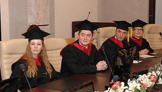 Защита дипломов первых магистрантов состоялась в конце мая этого года. Фото: Владимир Петров