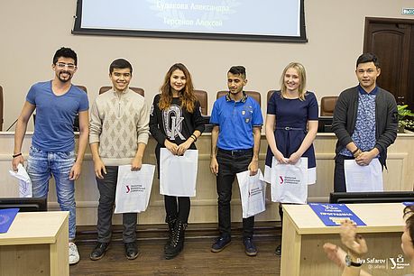 Applications were examined by 55 experts from the number of young scientists, heads of students’ organizations and university staff. Photo by: Ilya Safarov