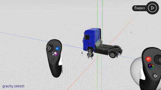 VR-проектирование крышки задней части кабины грузовика