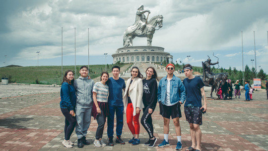  “The Cyrillic Fest” took place at the leading universities of Mongolia. Photo: Bogdan Shilin
