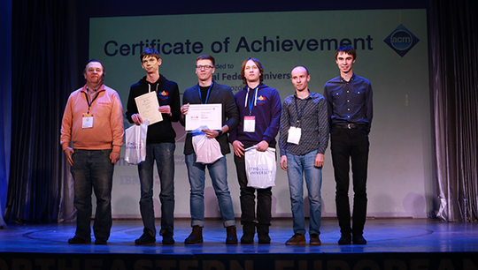 Кирилл Бороздин, Владимир Лесков, Алексей Кунгурцев заняли пятое место в Северо-Западном полуфинале ACM ICPC 2016-2017